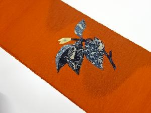 リサイクル　パッチワーク草花模様名古屋帯